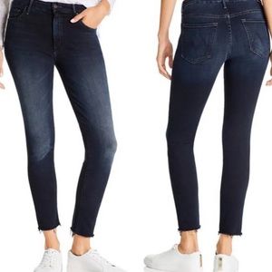 Mother High waisted looker ankle fray jeans